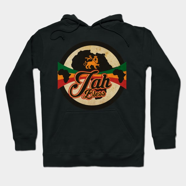 Vintage Jah Bless Hoodie by CTShirts